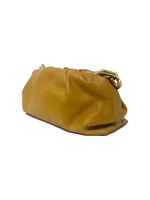 Bottega Veneta Mustard '23 'The Chain Pouch' Leather Shoulder Bag