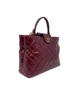 Chanel Burgundy/Gold WDB! '17 'Gold Bar' Paris In Rome Tote