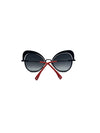 Fendi WC! 'Eyeshine' Butterfly Metal Frame Sunglasses