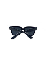 Gucci Black/Gold WC! Rectangle Acetate Logo Sunglasses