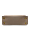 Louis Vuitton Taupe '24 'Capucines' MM Taurillon Leather Ayers-Snakeskin Trim