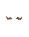 Fern Freeman Baguette & Round Diamond 18K Solid Ear Crawler Earrings