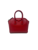 Givenchy Red WDB! 'Antigona' Mini Grained Leather Bag