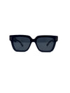 Gucci Black/Gold WC! Rectangle Acetate Logo Sunglasses