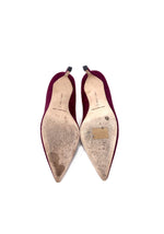 Manolo Blahnik Size 37 'BB 85' Suede Pointed Toe Pump