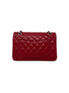 Chanel Red/Silver WHB! '20 SM Lambskin Classic Double Flap Bag