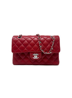 Chanel Red/Silver WHB! '20 SM Lambskin Classic Double Flap Bag