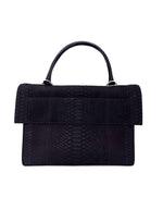 Givenchy Black/Silver 'Shark' MD Python & Patent Bag