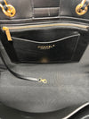 Chanel Black '24 Double Handle Calfskin Stitched CC Logo Tote (Missing Pouch)