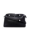 Fendi Black WDB! 'By The Way' Med Leather W/Strap Bag