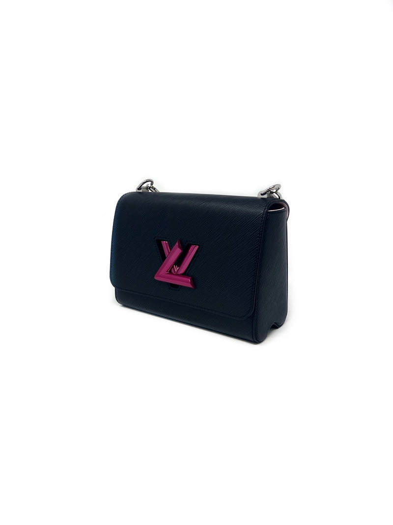 louis vuitton purse black and pink
